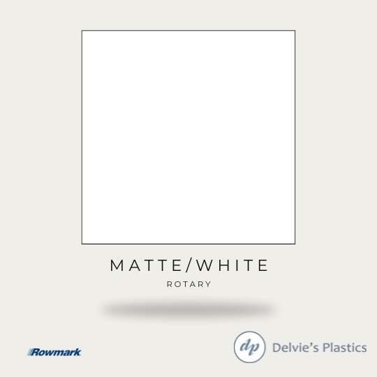 Rowmark Ultra Mattes Reverse Engravable | Rotary Two-Tone Acrylic Sheet