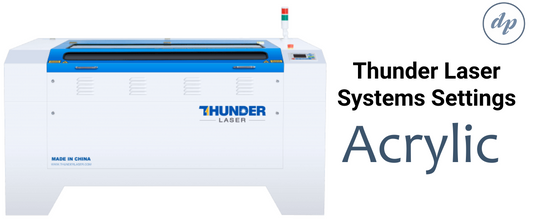 Thunder Nova Acrylic Laser Cutting Settings