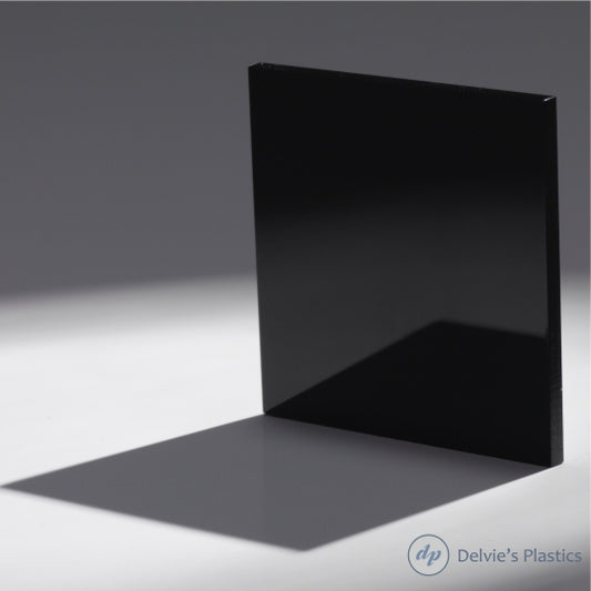 2025 Black Opaque Acrylic Sheet