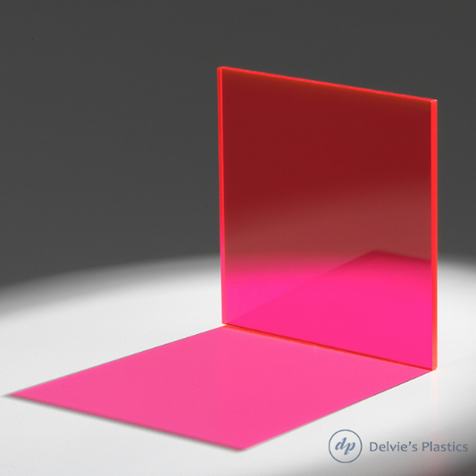 2084 Fluorescent Crimson Acrylic Sheet