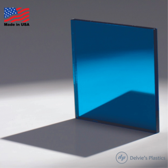 Blue Mirror Acrylic Plexiglass Sheet