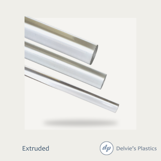 Clear Round Extruded Acrylic Rod