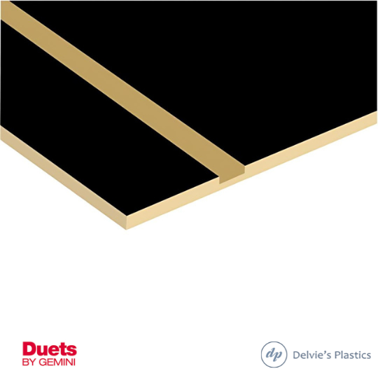 Duets Laserable Two-Tone Acrylic Sheet