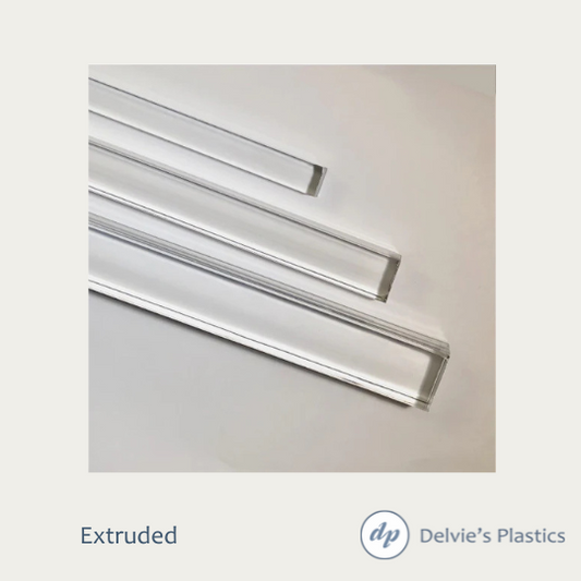 Clear Square Extruded Acrylic Rod