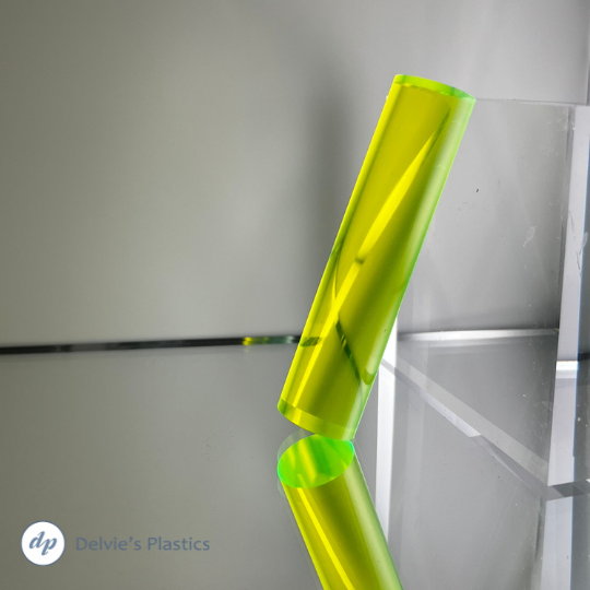 Fluorescent Round Extruded Acrylic Rod